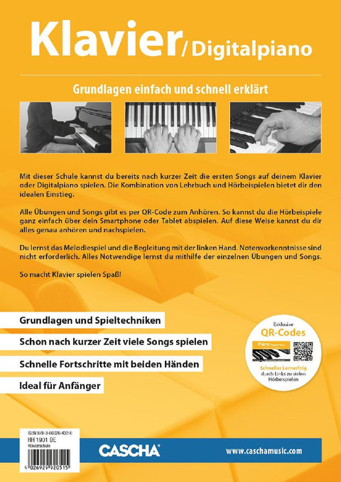 Klavier / Digitalpiano - Schnell und einfach lernen