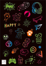 Neon-Sticker