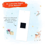 Trötsch Notizblock mit Stift und Magnet Winterwald