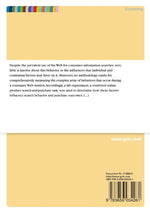 Online Consumer Information Search Behavior and the Source Site Target Codification Model