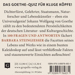Goethe-Quiz (Rückseite)