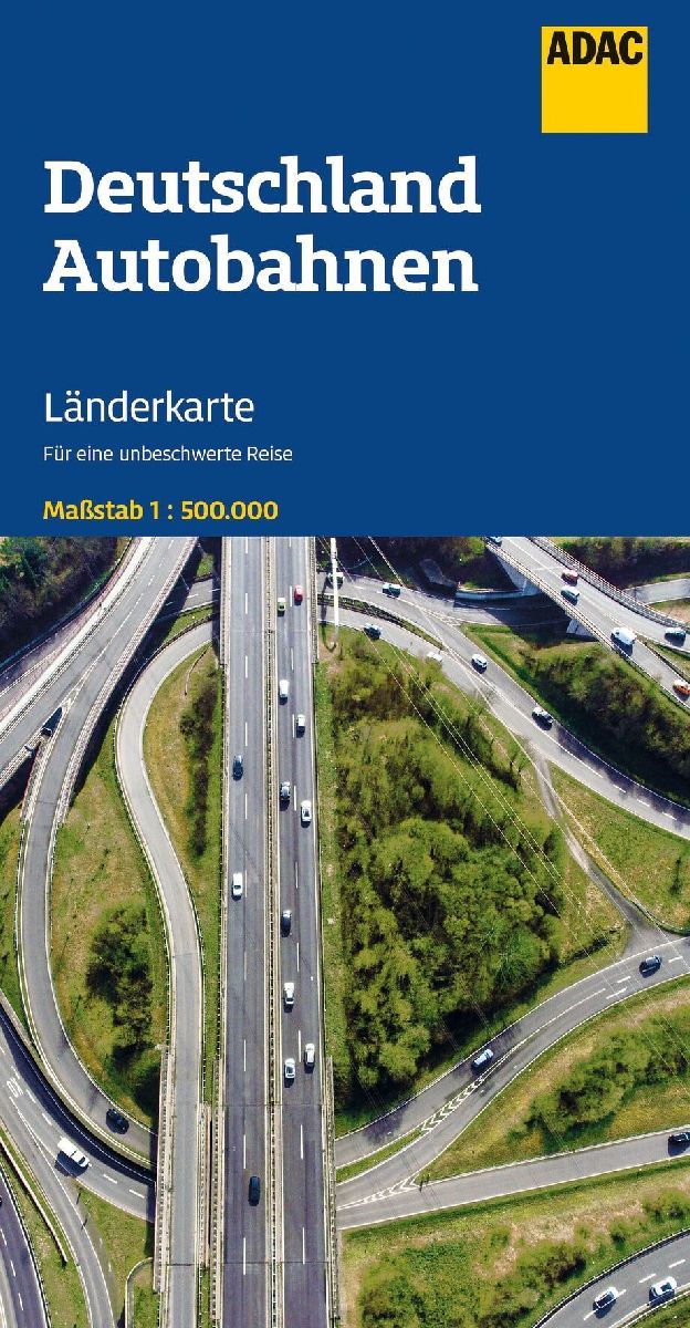 ADAC Länderkarte Deutschland Autobahnen 1:500.000