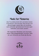 My Best Friends | Freundebuch mit Magic Mandalas (Rückseite)
