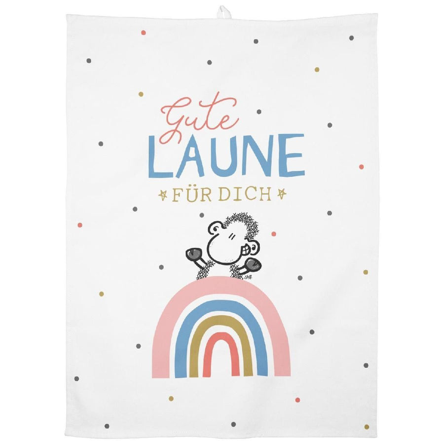 Sheepworld 47091 Geschirrtuch Gute Laune