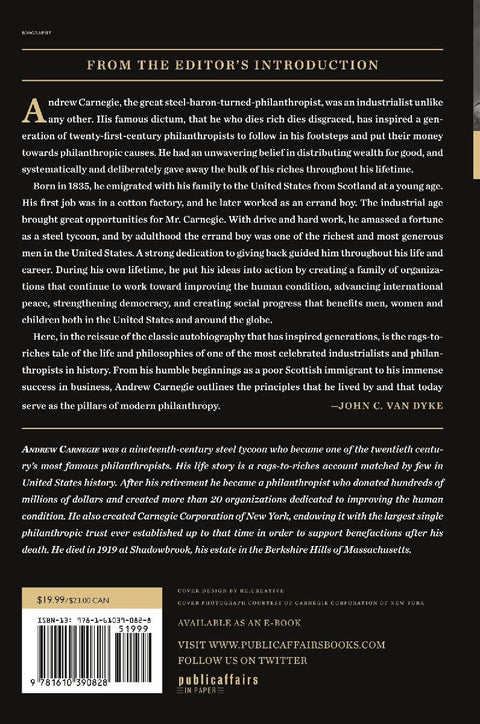 The Autobiography of Andrew Carnegie