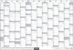 Mega-Posterplaner, silber 2027