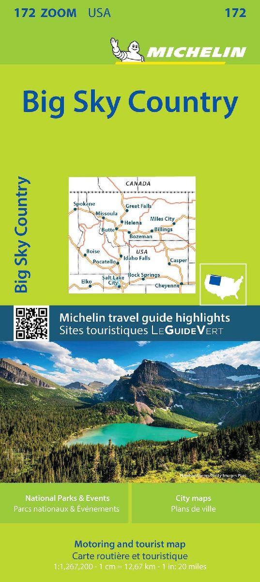 Michelin Big Sky Country Map
