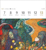 Malerische Gärten Postkartenkalender 2027 - Kalender mit 53 Kunstpostkarten