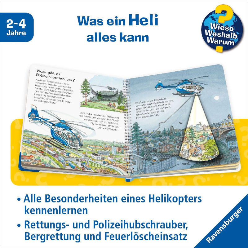 Wieso? Weshalb? Warum? junior, Band 26: Der Hubschrauber (Innenansicht)