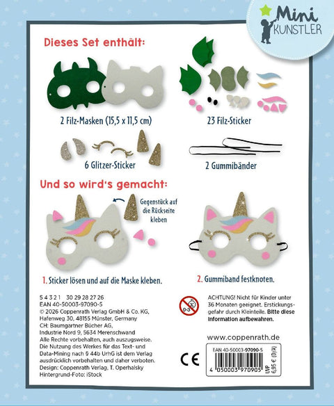 Mein kleines Bastelset: Filz-Masken