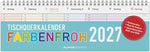 Tischquerkalender Farbenfroh 2027