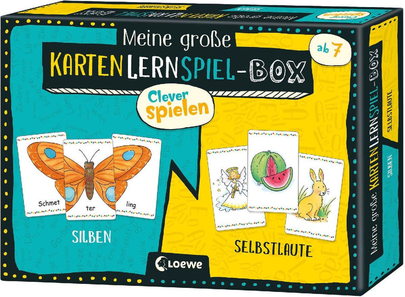 Clever Spielen - Meine große KartenLernSpiel-Box - Silben/Selbstlaute