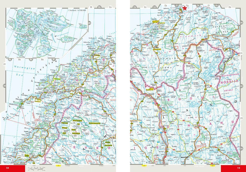 MARCO POLO Reiseatlas Europa 1:2 Mio. (Innenansicht)