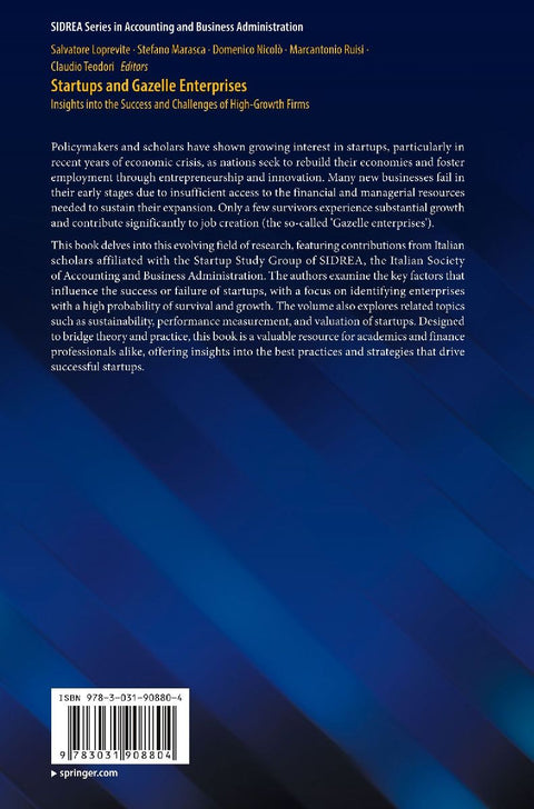 Startups and Gazelle Enterprises