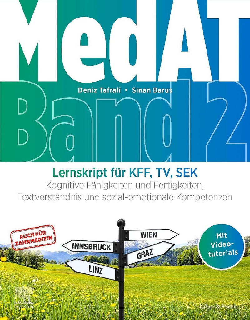 MedAT Lernskript für KFF, TV, SEK (Band 2)