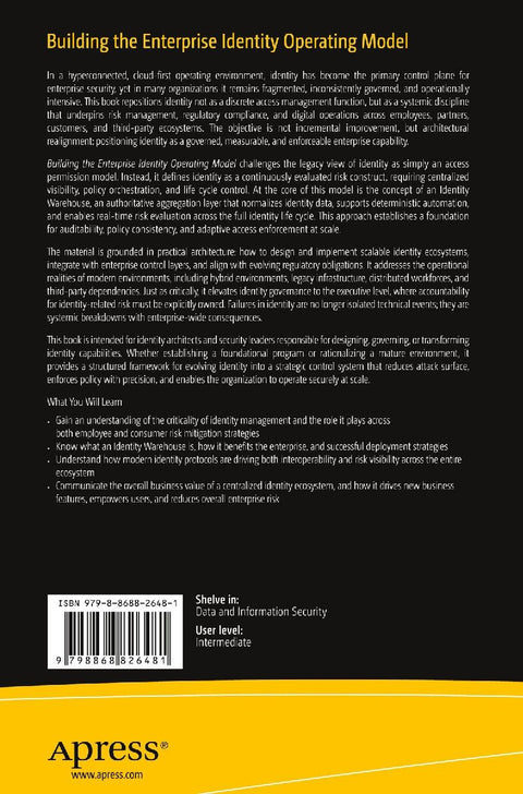 Building the Enterprise Identity Operating Model