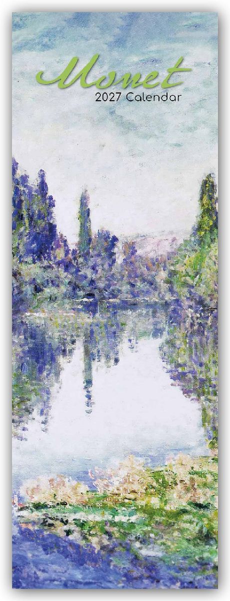Monet - Claude Monet - Slimline-Kalender 2027