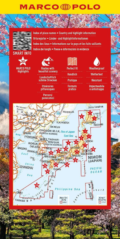 MARCO POLO Reisekarte Japan 1:1,1 Mio.