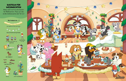 BLUEY - Wo ist BLUEY? an Weihnachten - Ein Such- und Wimmelbuch