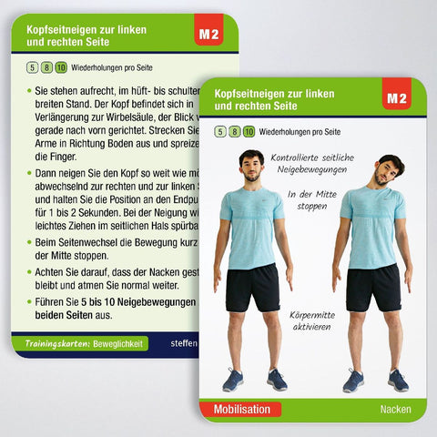 Trainingskarten: Beweglichkeit