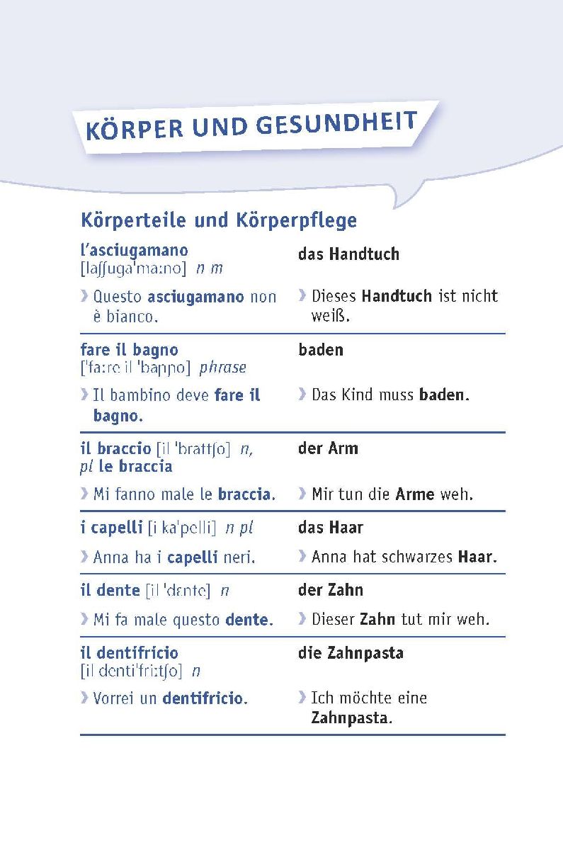 Langenscheidt Die Top 1.000 Wörter Italienisch (Innenansicht)