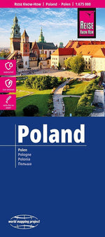 Reise Know-How Landkarte Polen | Poland (1:675.000)
