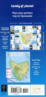 Lonely Planet Tasmania Planning Map