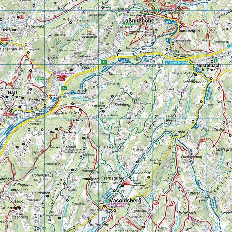 freytag & berndt Wanderkarte WK 0133 Graz und Umgebung, Region… – Averdo