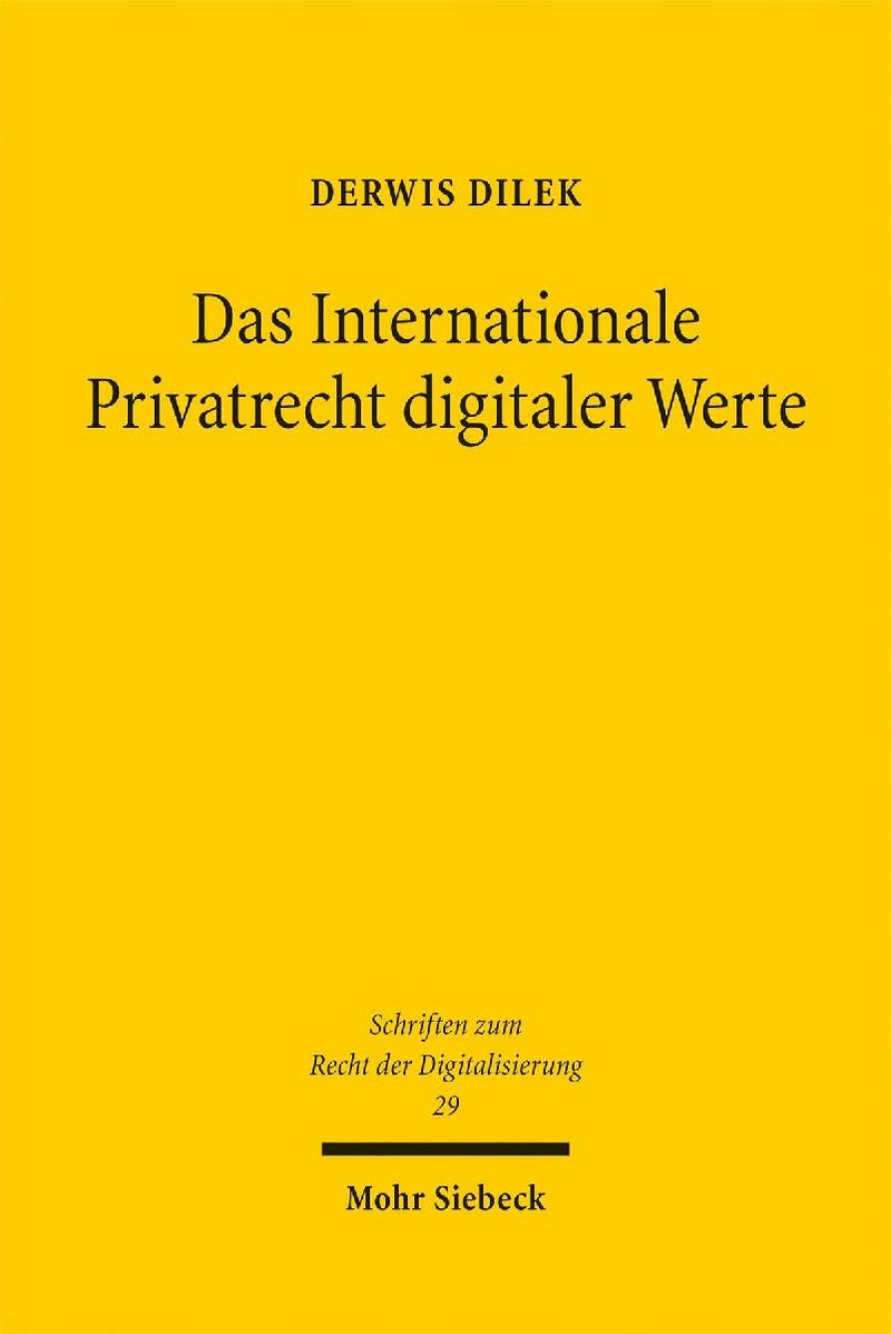 Das Internationale Privatrecht digitaler Werte