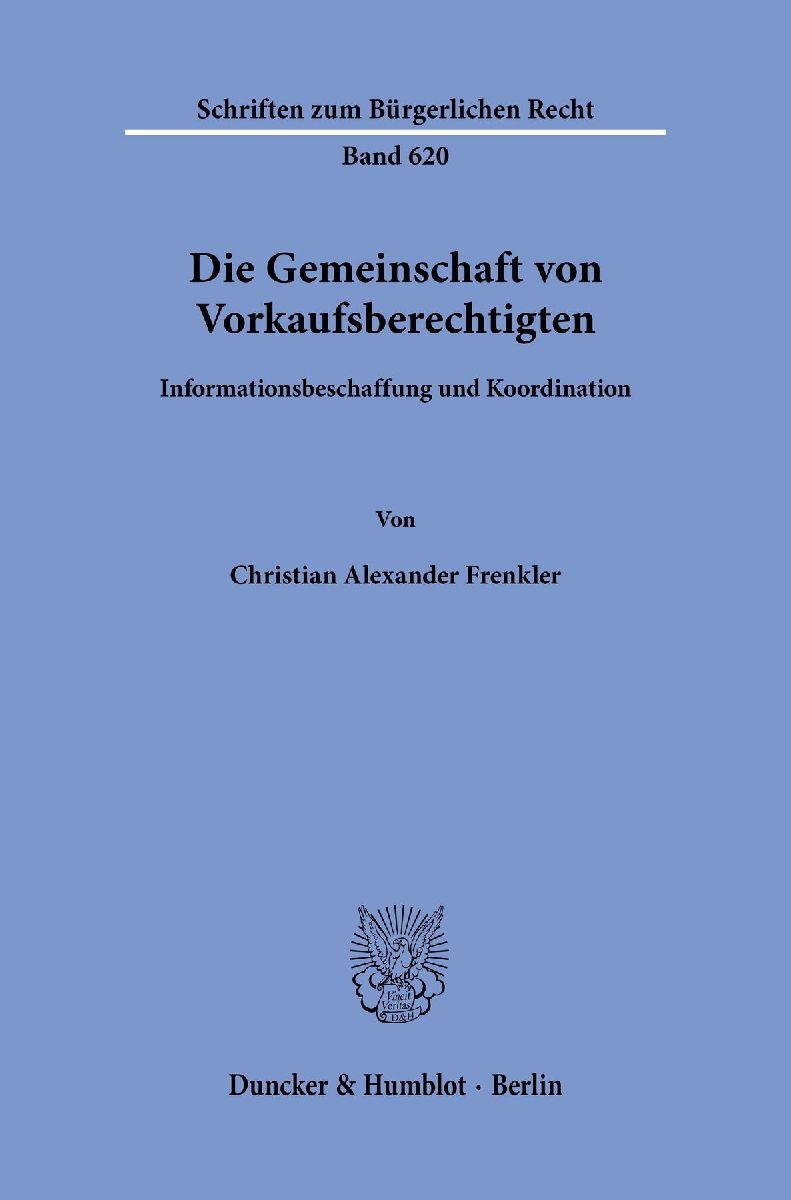 Die Gemeinschaft von Vorkaufsberechtigten