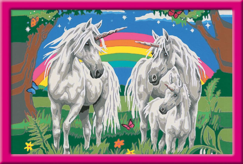 Fabelhafte Einhornwelt Malen nach Zahlen Serie C (Innenansicht)