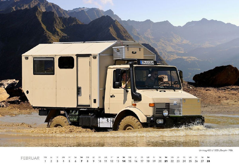 Unimog Klassiker Kalender 2027 (Innenansicht)
