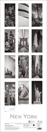 New York Vertical Kalender 2027