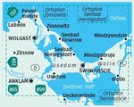 KOMPASS Wanderkarte 738 Insel Usedom - Insel Wollin/Wolin 1:50.000 (Innenansicht)