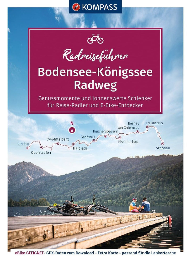KOMPASS Radreiseführer Bodensee-Königssee Radweg
