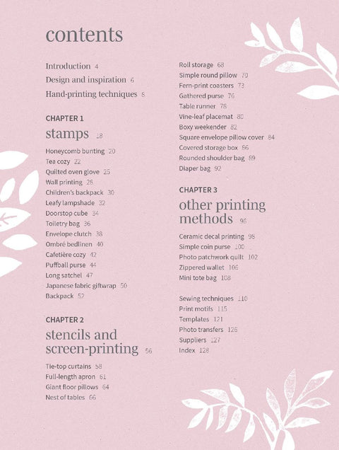 A Beginner's Guide to Hand-Printing: 35 projects to make
