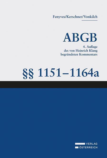 Großkommentar zum ABGB - Klang Kommentar. §§ 1151-1164a ABGB, Dienstvertrag