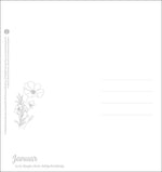 Herzliche Blumengrüße Postkartenkalender 2027
