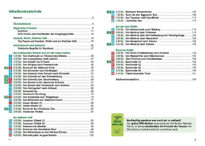 ROTHER Wanderführer Usedom (Innenansicht)