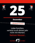 Der schwarze Kalender (Innenansicht)