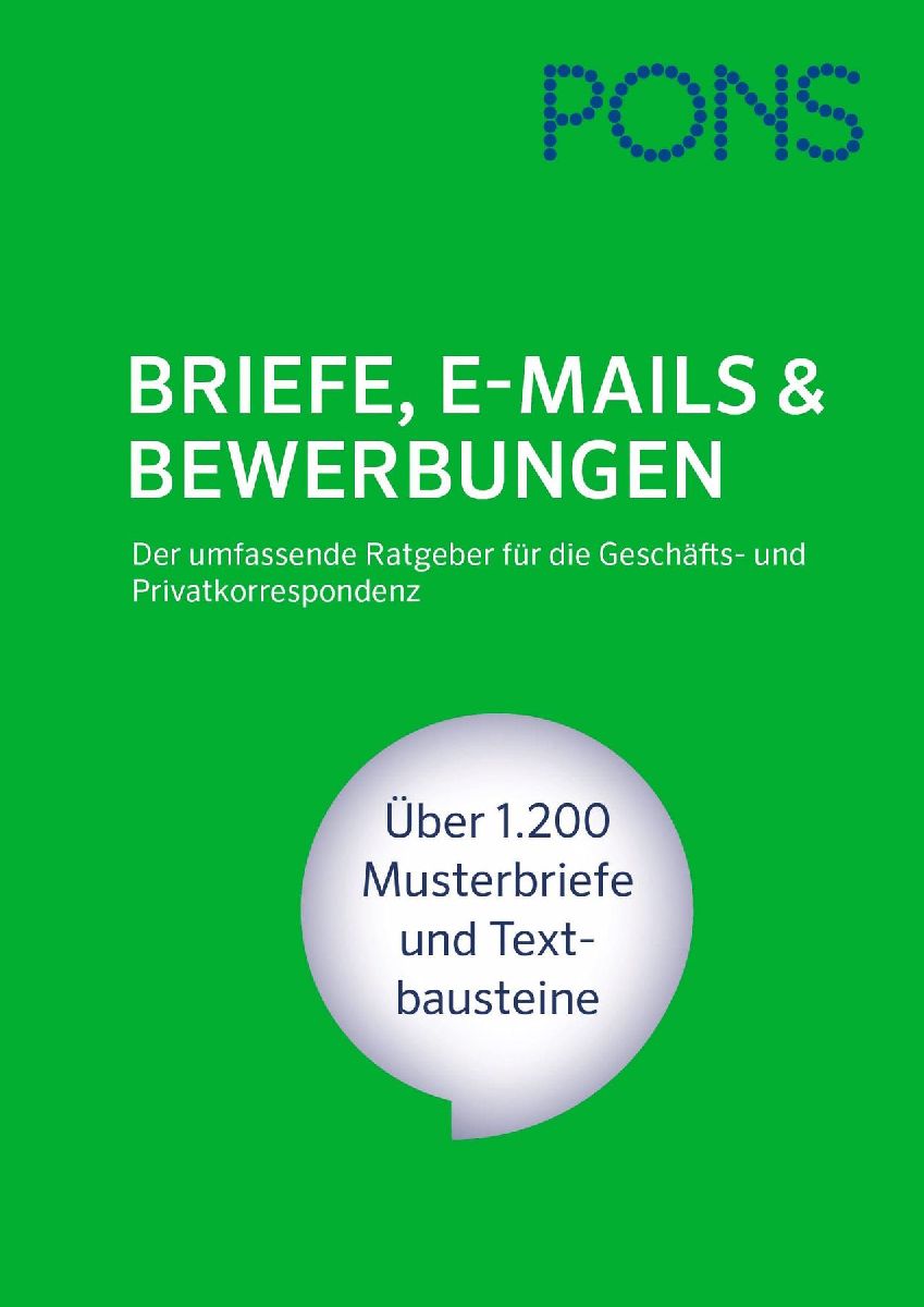 PONS Briefe, E-Mails & Bewerbungen