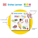 Erstes Lernen Puzzlebuch. Mein Tag