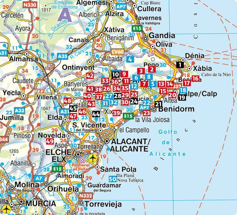 ROTHER Wanderführer Costa Blanca (Innenansicht)