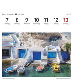 Griechische Inseln Sehnsuchtskalender 2027 - Wochenkalender mit 53 Postkarten