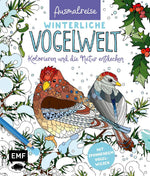 Ausmalreise Winterliche Vogelwelt