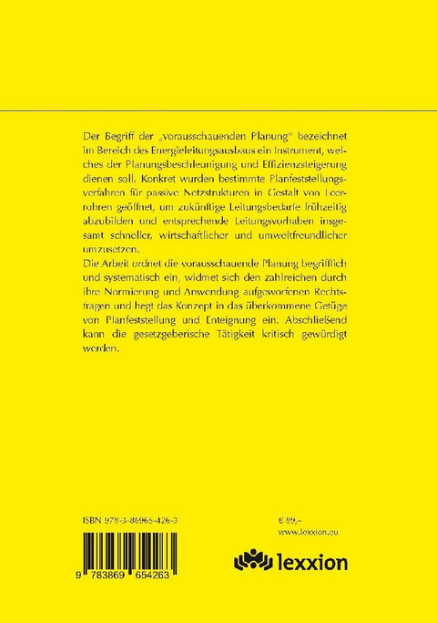 Die vorausschauende Planung