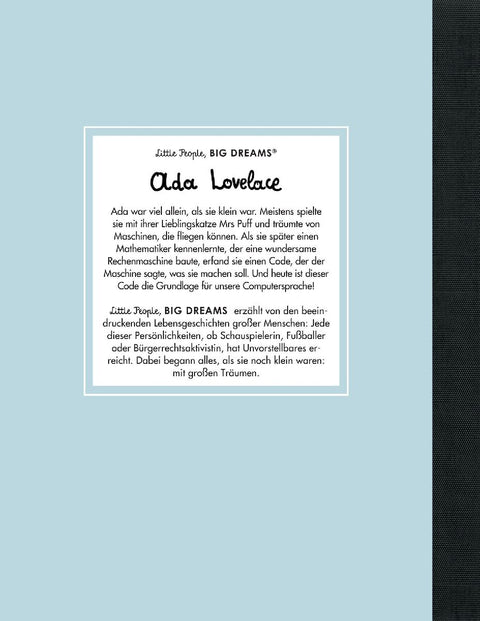 Ada Lovelace - Little People, BIG DREAMS (Deutsche Ausgabe)