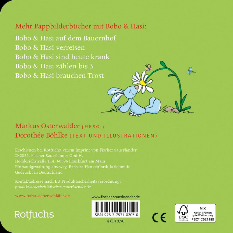 Bobo & Hasi suchen den Frühling (Rückseite)