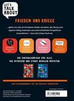 Let's talk about - Frieden und Kriege. Dein Eintragebuch (Rückseite)