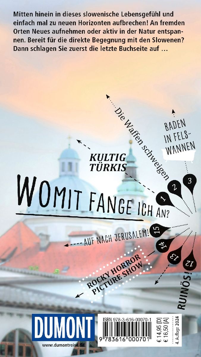 DUMONT direkt Reiseführer Slowenien (Rückseite)